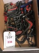 Quantity of socket head keys, in one box