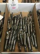 Quantity of HSS taper shank slot drill/end mills