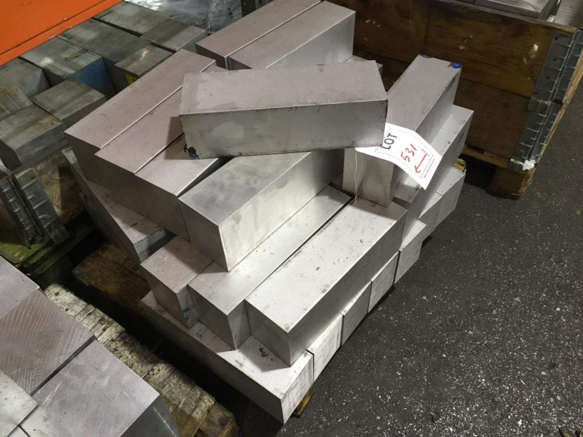Large quantity of aluminium cut to length blanks, six pallets - Image 7 of 7
