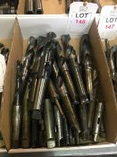 Quantity of HSS taper shank twist drills