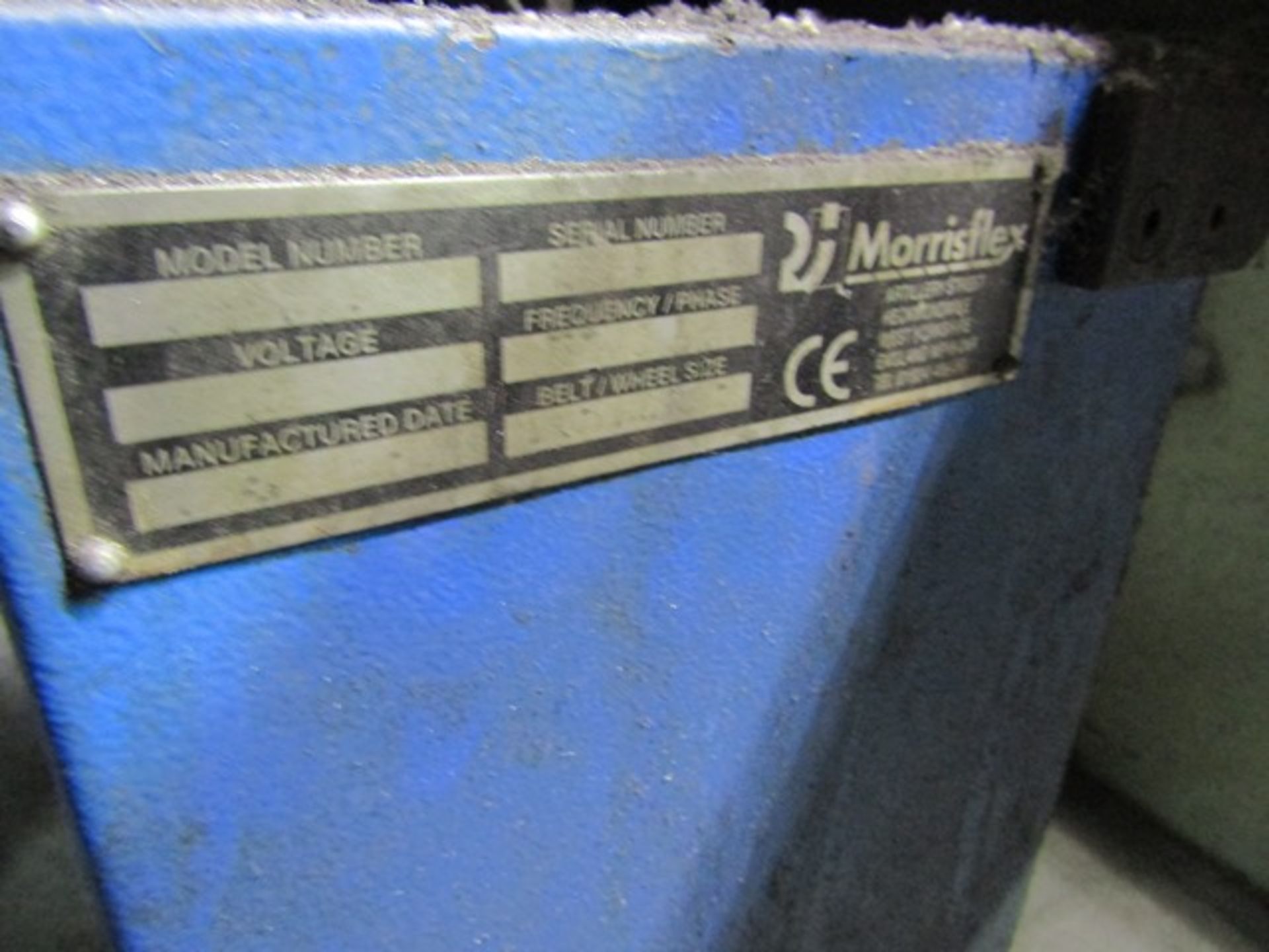 Morrisflex 100mm horizontal continuous belt facer, on stand. (Please note: A work Method Statement - Image 3 of 3