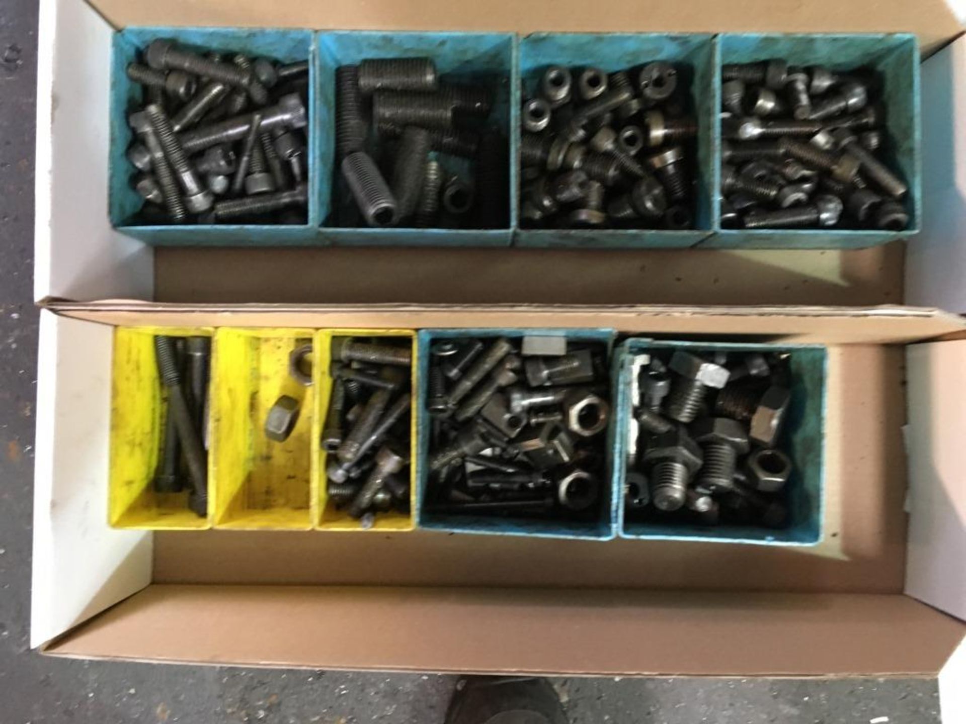 Assorted clamps, bolts, etc., as lotted, one pallet - Image 2 of 6