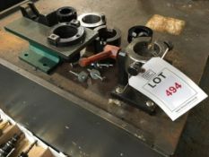 Six assorted tool holder setting stands and similar