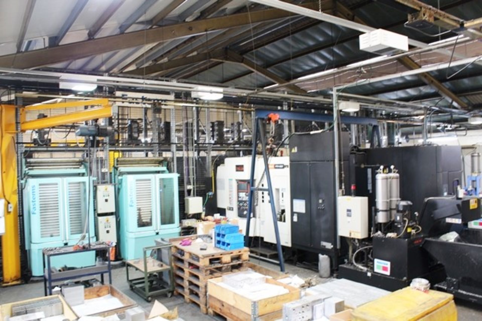 All inclusive bid for lots 3 to 9 as a whole - Mazak/Fastems CNC 48 pallet/3 maching centre...