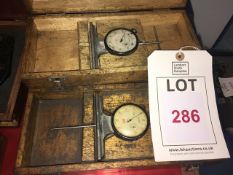 Two dial test indicators, assorted