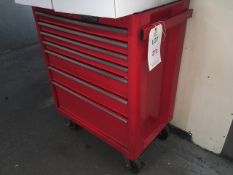Kennedy Professional 7 drawer engineer's tool cabinet, red