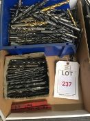 Quantity of HSS straight shank twist drills, in one box