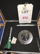 Insize micrometer bore gauge, 50 - 63mm, with case and setting ring