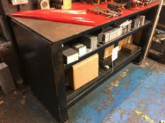 Steel framed works bench (Please note: A work Method Statement and Risk Assessment must be