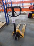 RAPID RACKING 2000Kg hand pallet truck, serial No 12081574-1/136, , with 550mm fork width