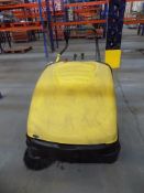 KARCHER KM85/50W battery powered self propelled walk behind floor sweeper, 249 recorded hours