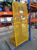 CONTACT WP-SP one person lifting cage with space saver fold down back section (2004). (NB. We are