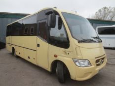 Mercedes Sitcar Belnga 0816DT twin axle, 27 seater coach, reg no: WA08 AOU (2008), MOT: 13/4/18,