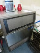 Manitowoc stainless steel ice machine, 240v