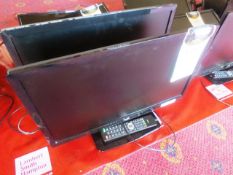 Two Logik 22" TV, with remotes (Please note: certain TVs currently have 3 amp plug sockets attached)