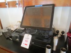 Partner SP-630Q touch screen POS system, with two cash drawers and receipt printers, 240v