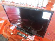 JVC 32" LED TV, model: LT-32DA52J, with remote (Please note: certain TVs currently have 3 amp plug