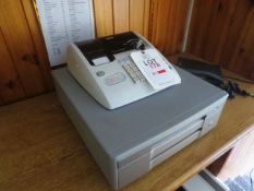 Casio TEM80 digital cash register and cash drawer
