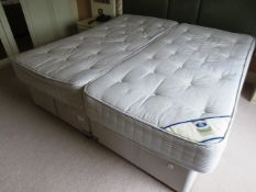 Two single divan style beds and mattresses