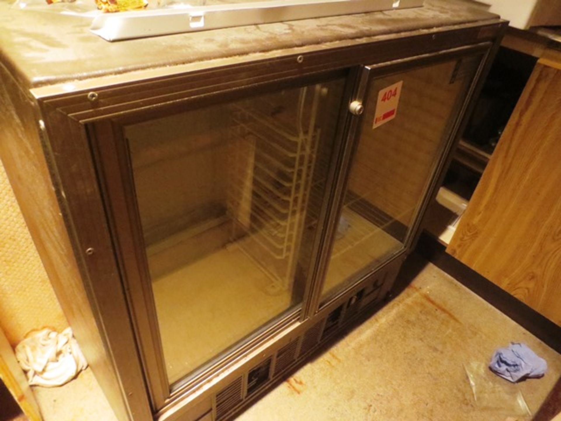 Quest twin glass door bottle chiller (O.O.C), sold as spares/repairs only