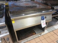 Electrolux stainless steel, gas fired hot plate, approx width 800mm
