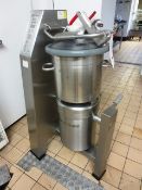 Robot Coupe R23, 4500W stainless steel vegetable dicer, serial no: Z3310112111 (3 phase)