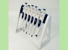 Jencons Sealpette Pro Single Channel Manual Pipettes and Stand. fully autoclavable (20 minutes at