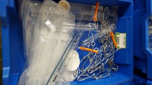 Various lab bench items, contents as shown in image