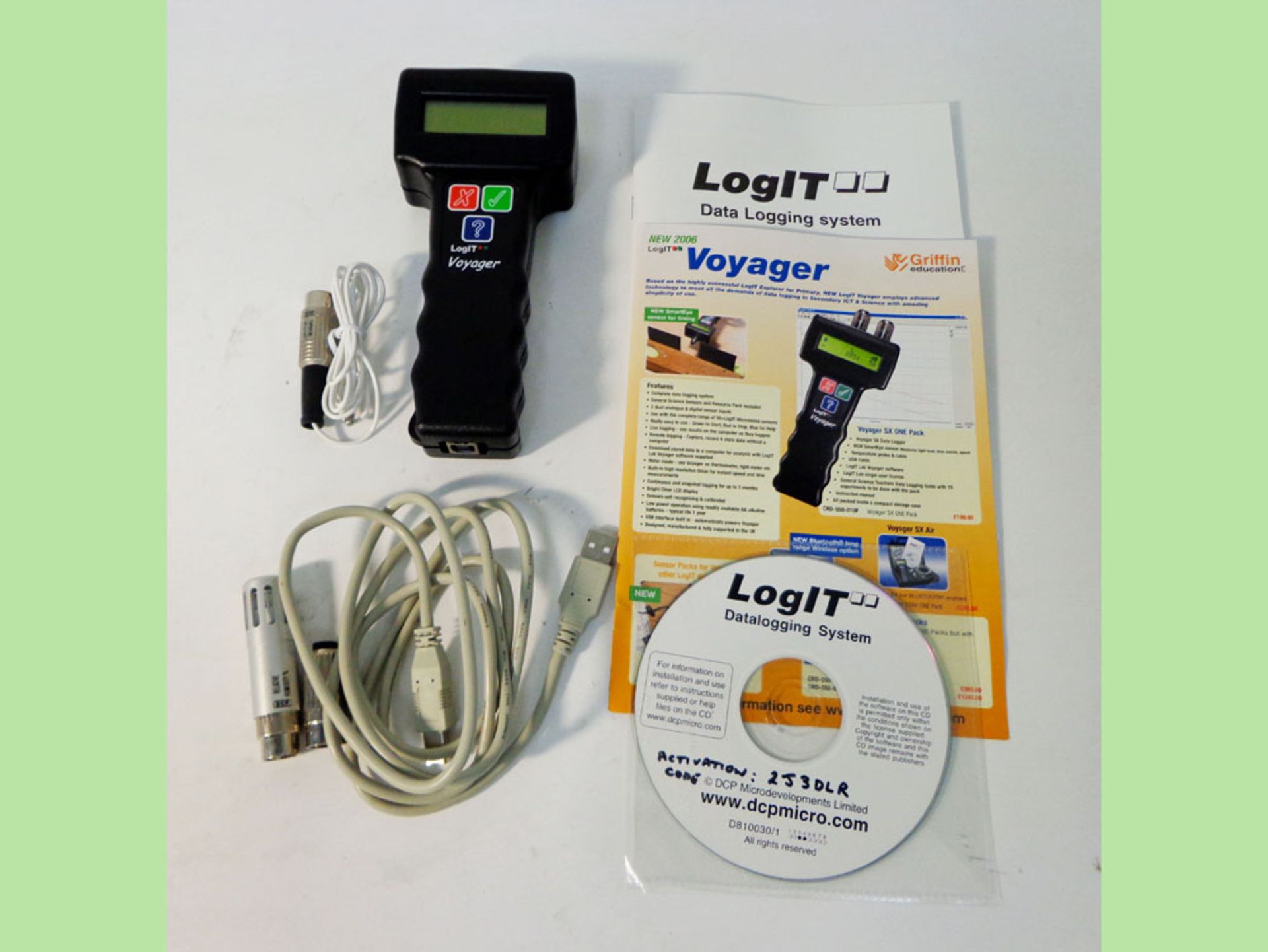 LogIT Voyager Data Logger - Oscilloscope mode and fast data capture. - HiTemp and Smarteye sensor. - - Image 2 of 5