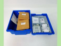 Horizontal and Vertical Gel Electrophoresis Accessories and Parts. Various gel electrophoresis