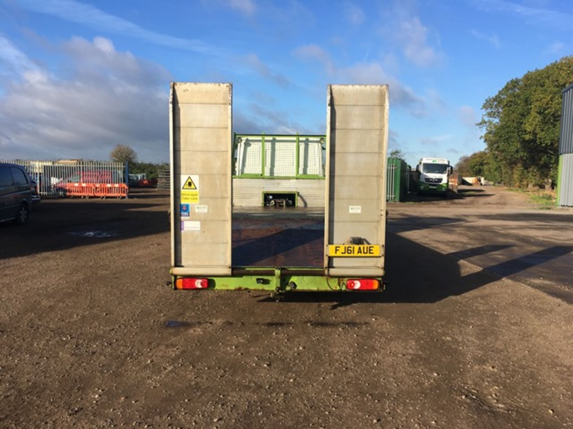 Iveco Eurocargo 75E16 EEV 7.5 ton beaver tail twin axle rigid body lorry Registration number... - Image 3 of 9