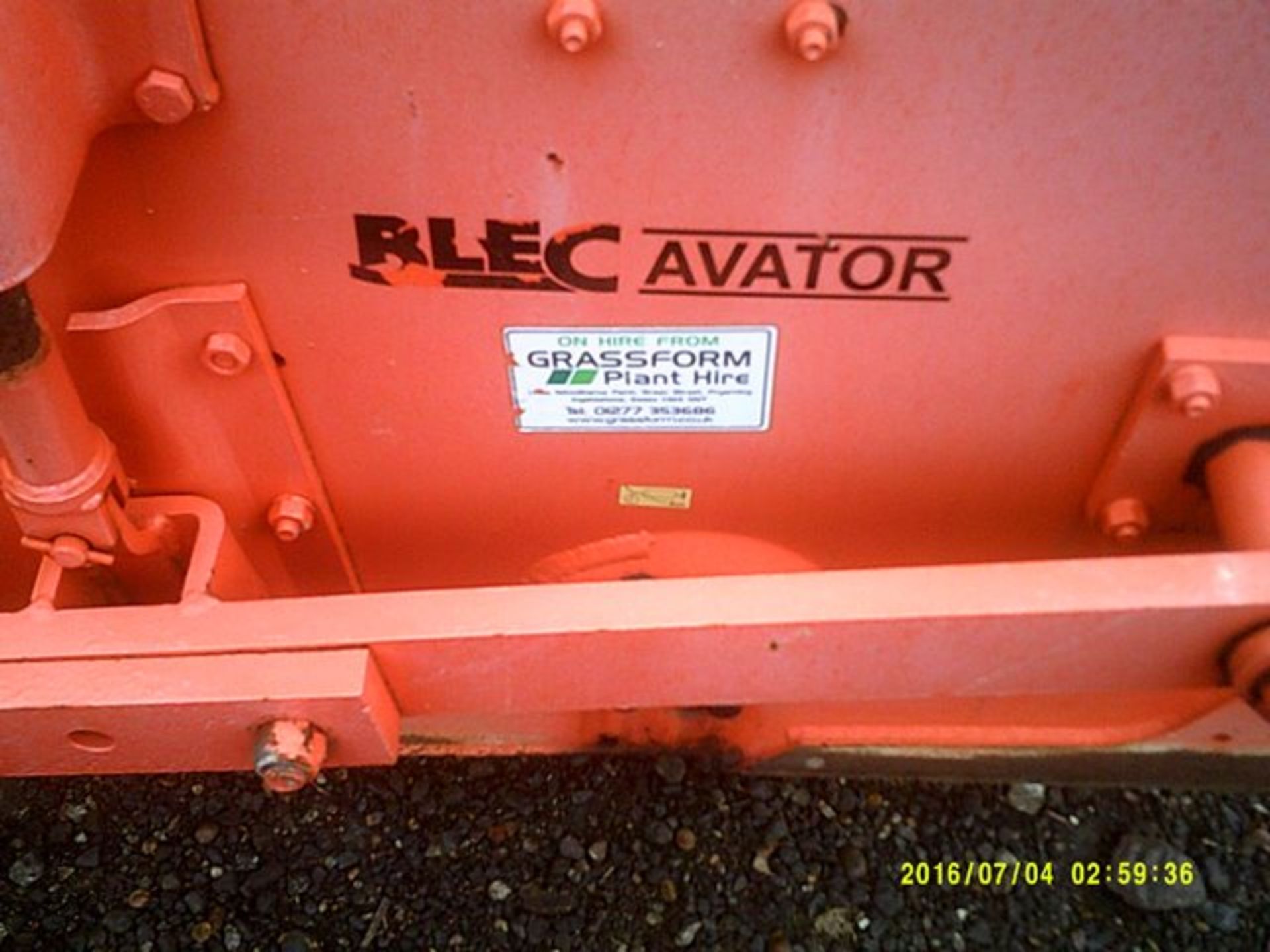Blec BV180 MD medium duty stone burier. Serial no. 050289, year 2011 (remanufactured) - Image 6 of 7