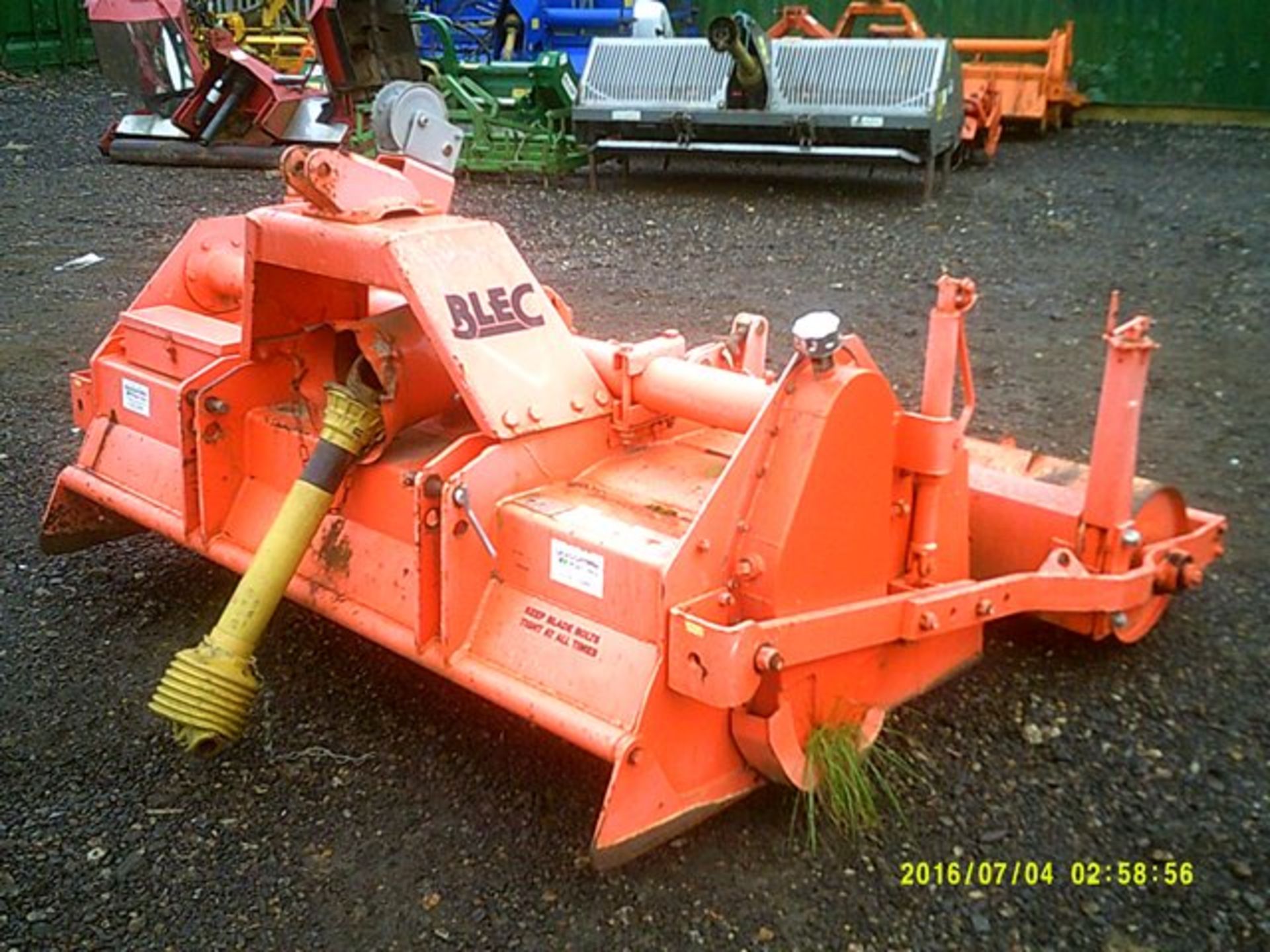 Blec BV180 MD medium duty stone burier. Serial no. 050289, year 2011 (remanufactured) - Image 4 of 7