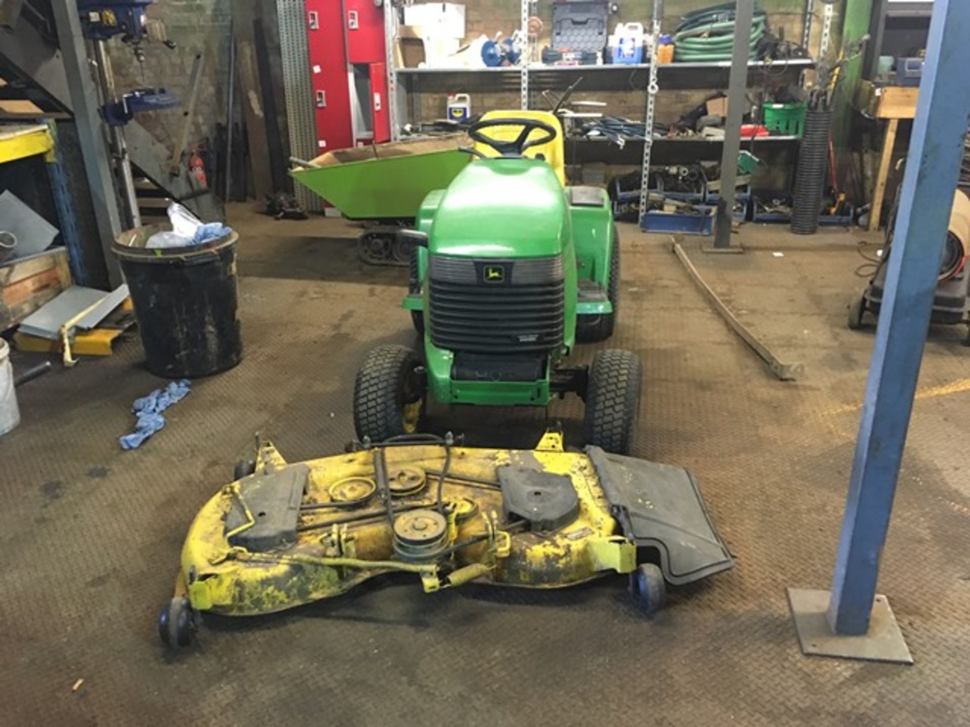 John Deere 355D ride on rotary mower - Image 3 of 3