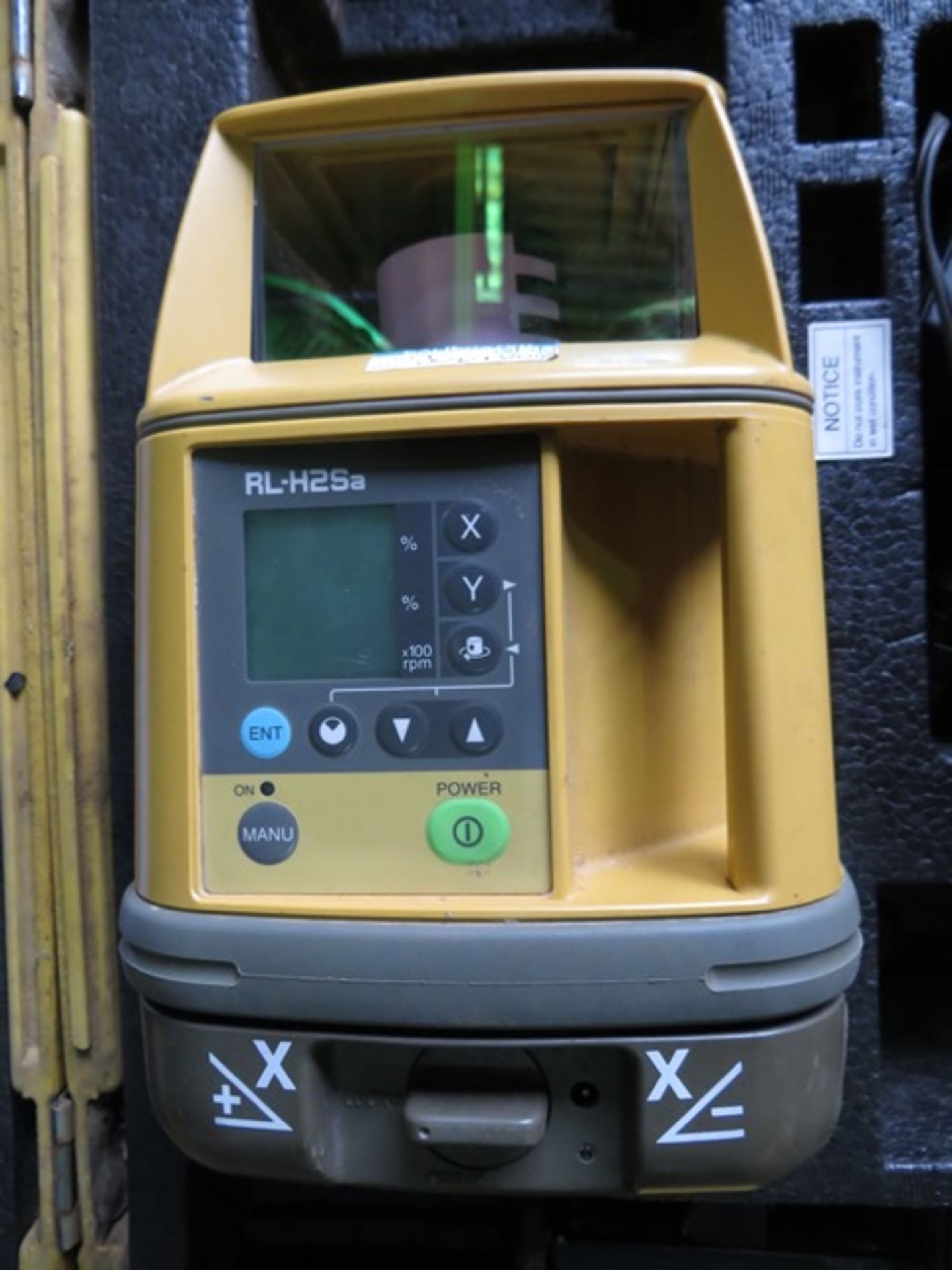 Topcon RL-H2SA Duel Grade Laser Level & Tripod including Receiver - Image 2 of 3