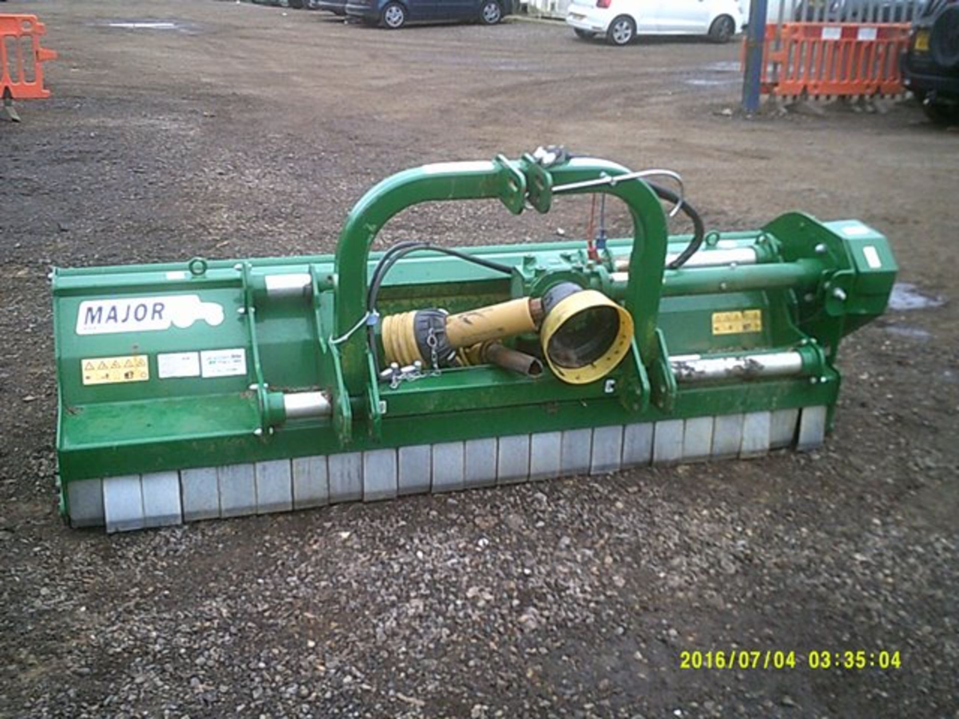 Major MJ24 heavy duty flail mower. Serial no. HR13332, year 2014