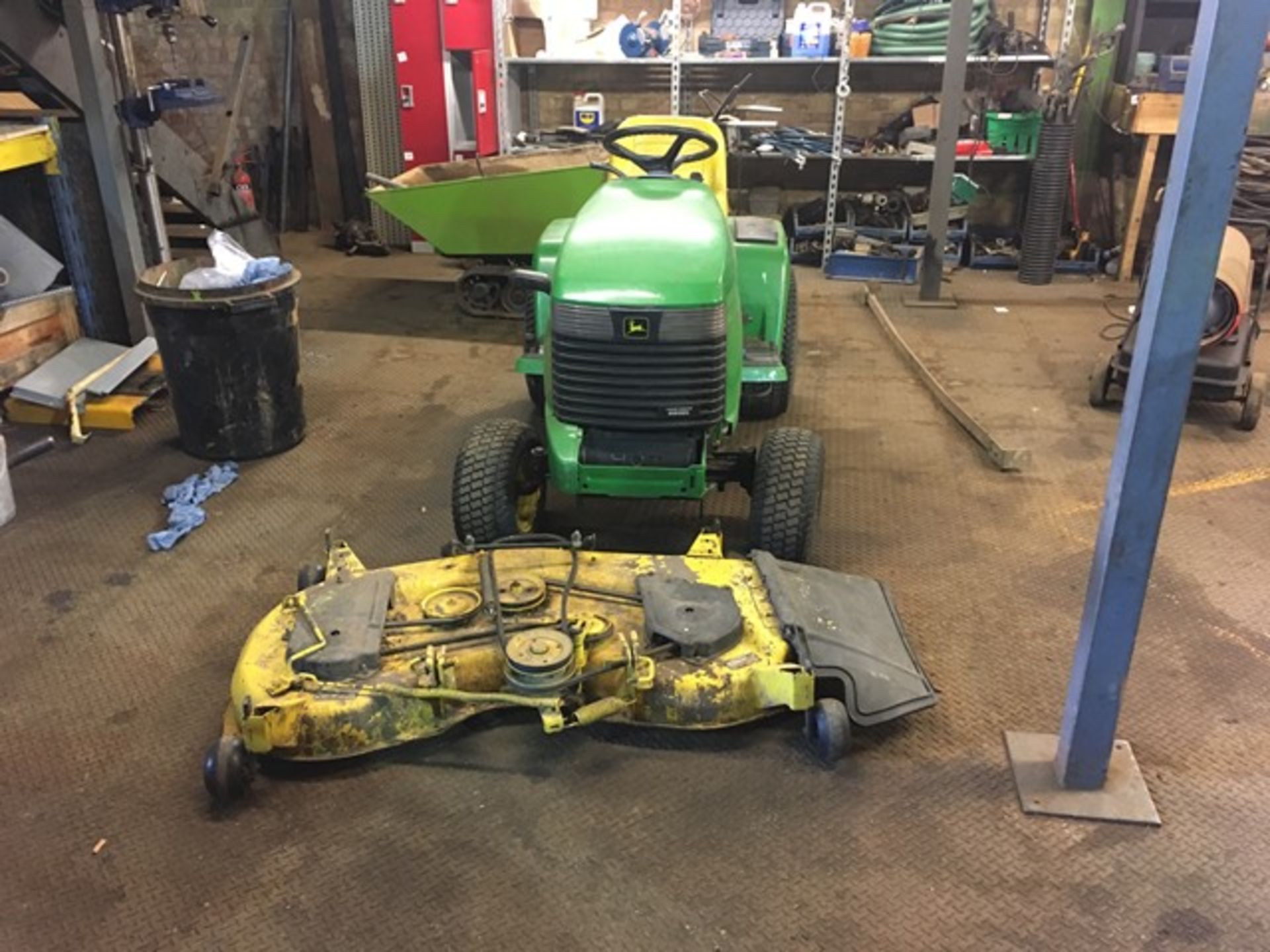 John Deere 355D ride on rotary mower - Image 2 of 3