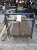 Metal framed/wood base trolley