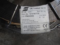 Reel of ESAB OK Turbred 14.13 1.6mm