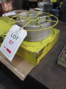 Full and part reel of ESAB 0.8mm welding wire