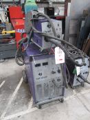 Parweld XTM 403SW welder, serial no: 15031320092, with Parweld XTM WF100 wire feeder. Please note