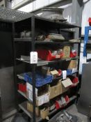 Three bays of assorted light duty racks - excluding contents