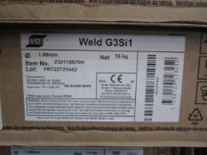 Reel of ESAB 1.0mm G3Sil welding wire