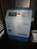 Almig type belt drive 22-8 compressor, serial no: 217.01359-116049540170 (2016), 3.54m² volume flow,