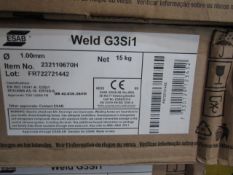 Reel of ESAB 1.0mm G3Sil welding wire