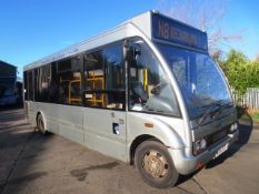 Optare Solo 24 seater/13 standing (1 wheelchair for 5 standing) service bus, type M780, with grey/