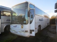 Plaxton 49 seater coach, with grey cloth interior, reg no: P201 RWR, mileage 288,642 (Please note: