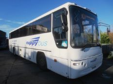 Transbus Int Dennis Javelin Plaxton 53 seater coach, with blue cloth upholstered interior, 2 roof