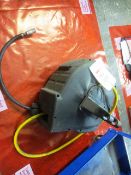 Pneumatic air line hose reel and PCL tyre inflator