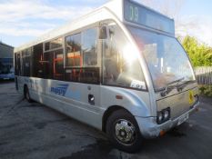 Optare Solo 29 seater/22 standing (1 wheelchair for 5 standing) service bus, type M850, with blue